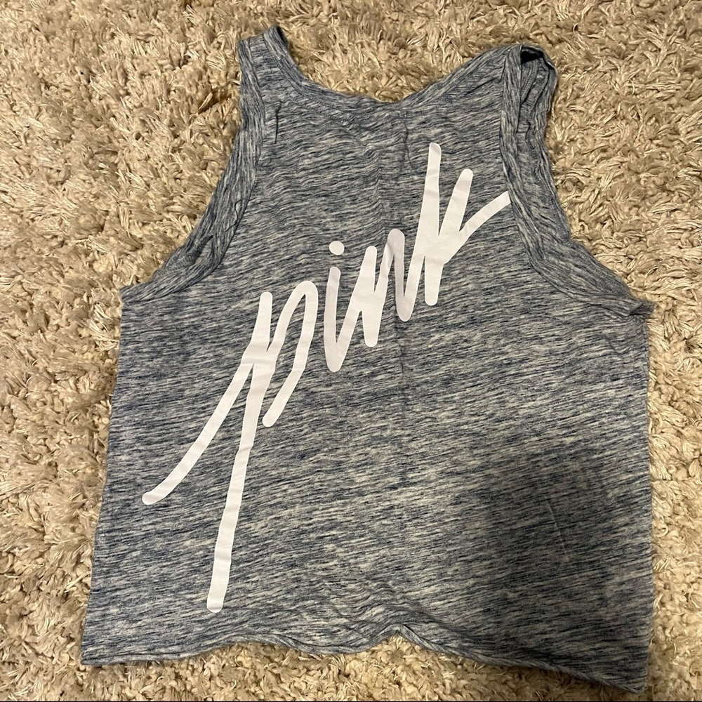 VS Pink Knotted Tank